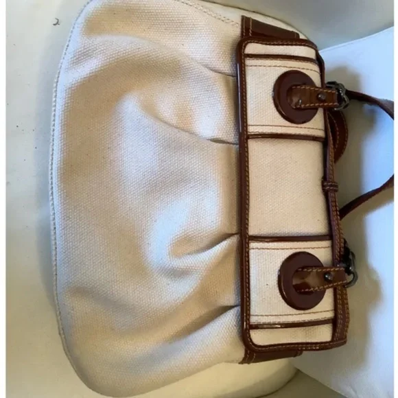 Vintage FENDI Bag with cotton fabric - excellent condition - Picture 8 of 13